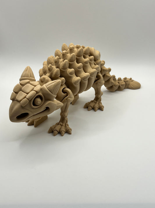 Skeleton Ankylosaurus Figurine