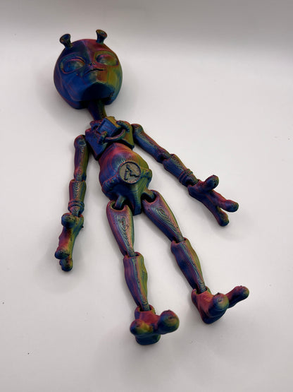 3D Printed Space Alien Figurine