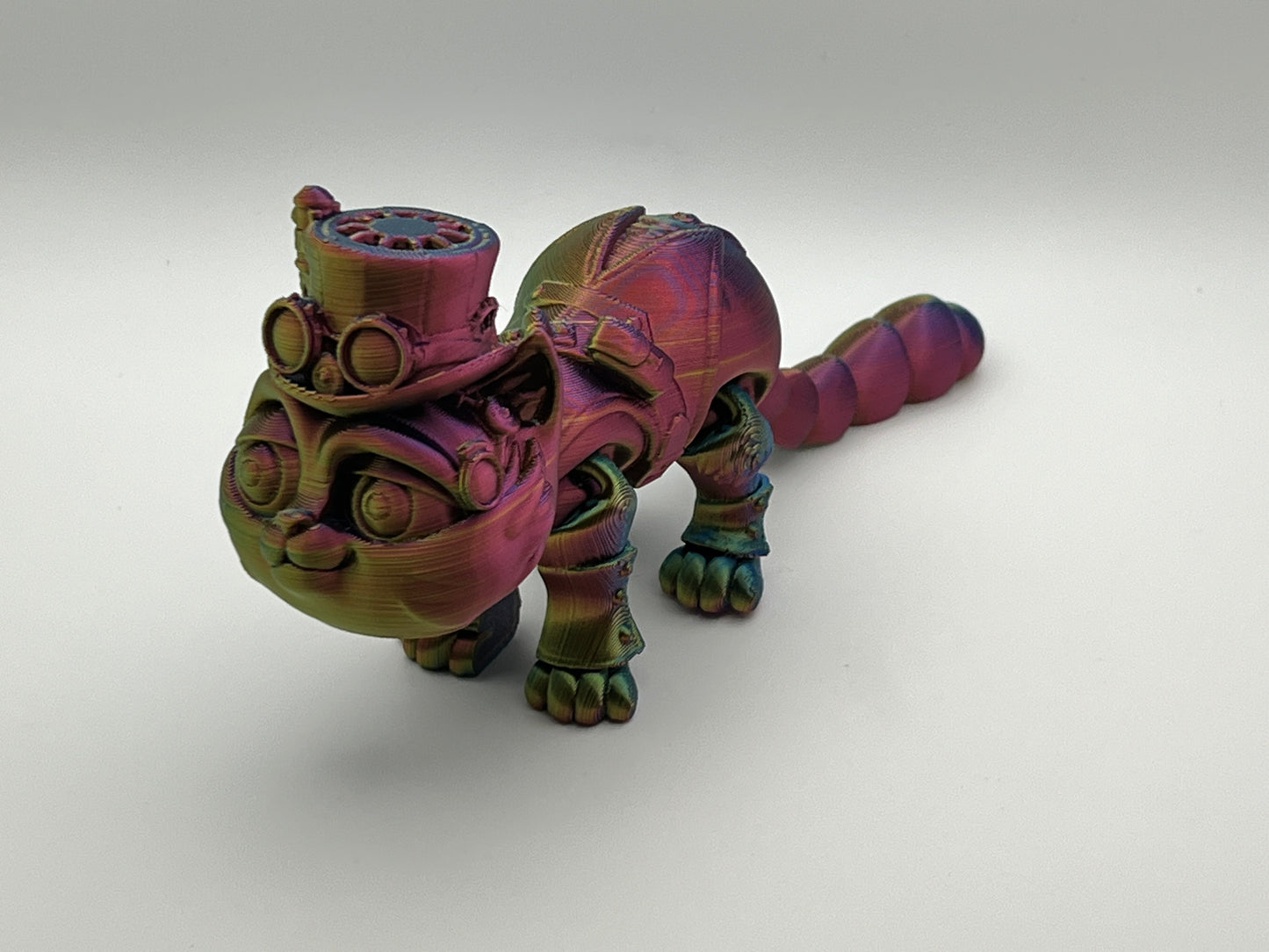 Steampunk Cat Figurine