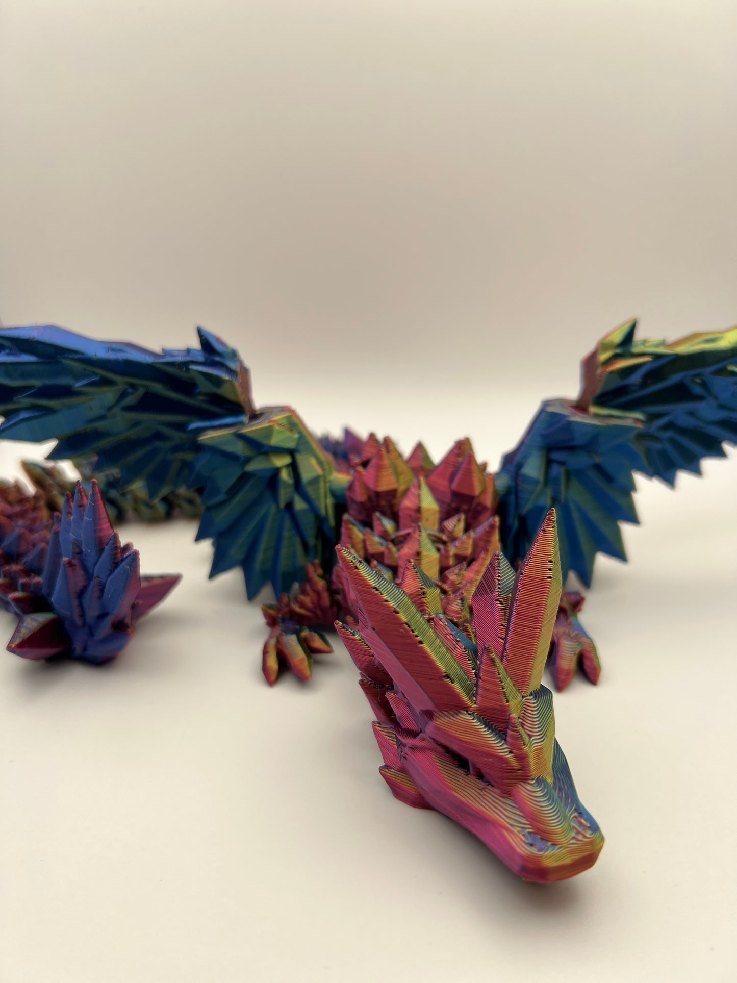 Crystalwing Dragon figurine