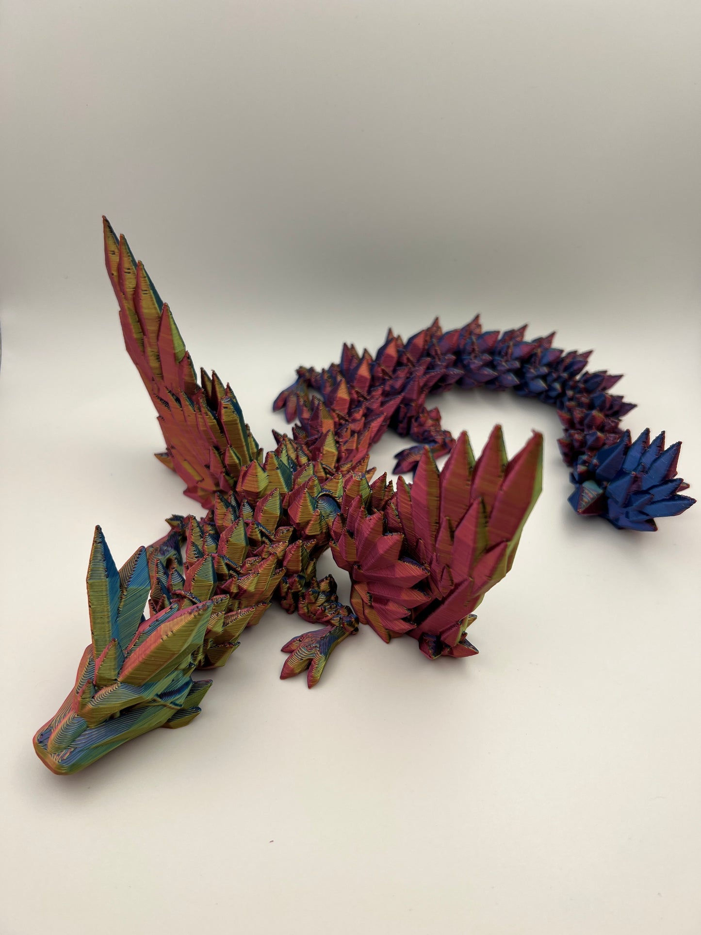 Crystalwing Dragon figurine