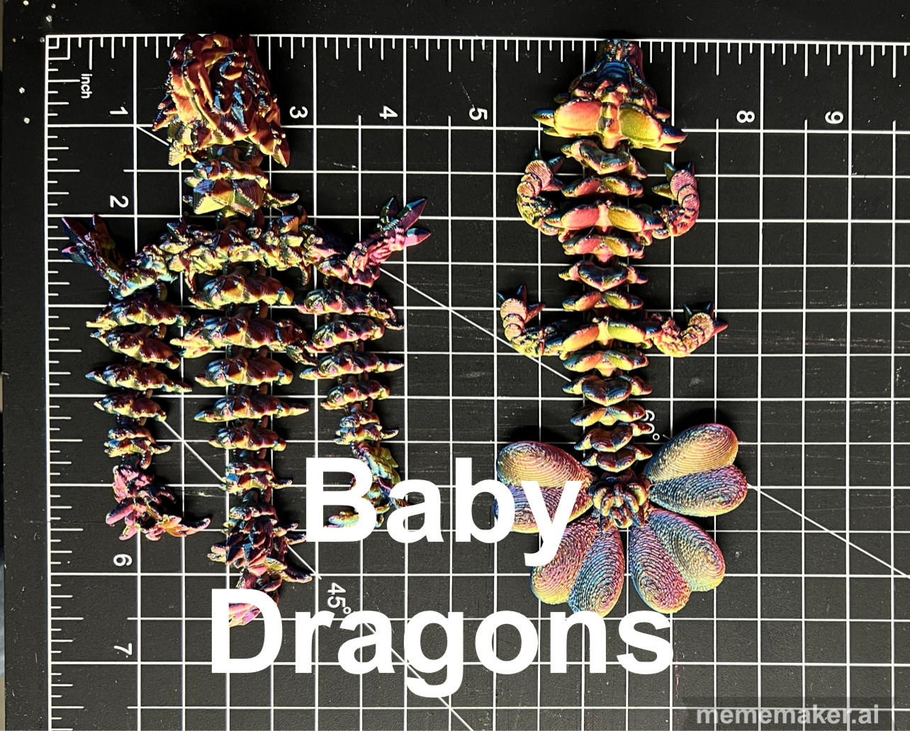 Baby Woodland Dragon Figurine