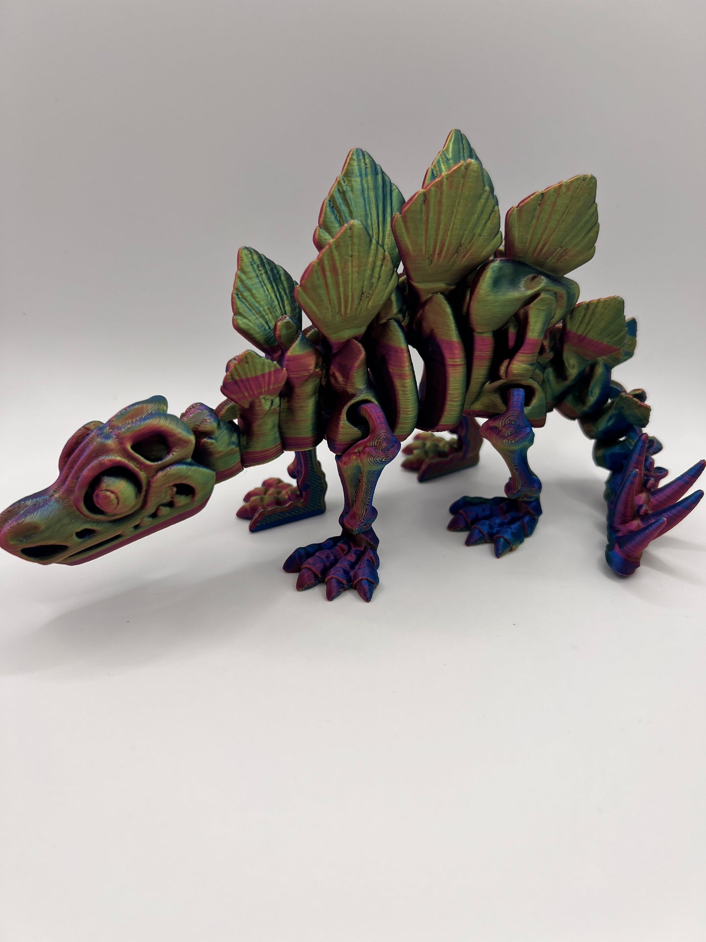 Skeleton Stegosaurus Figurine