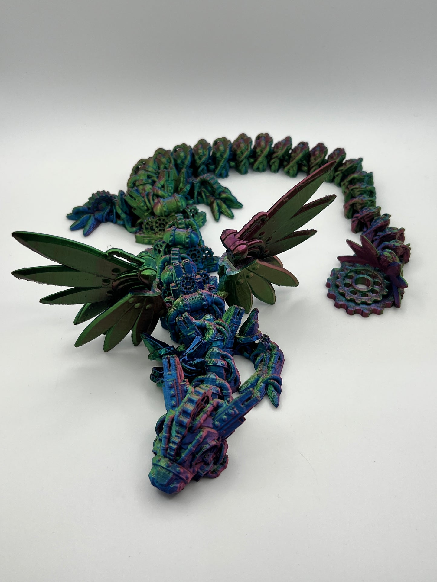Steampunk Dragon with fidget tail