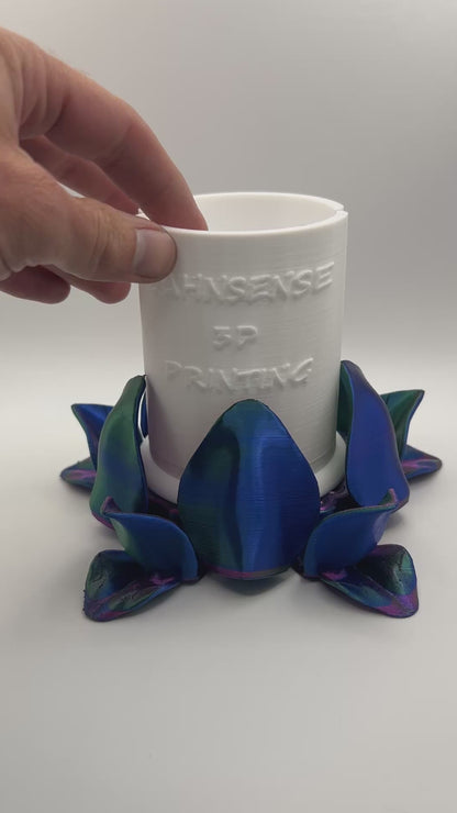 3d Printed Flower Coaster