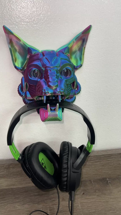 Cyber Cat Headphone Stand
